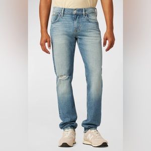 NWT! Mens Hudson Blake jeans slim straight sz 33